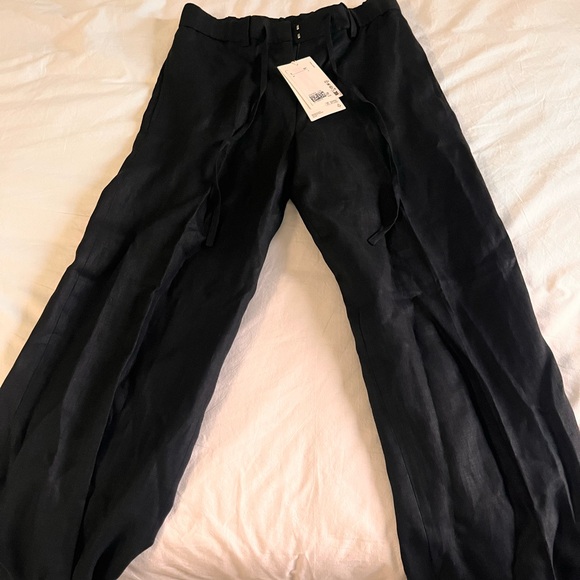 COS Linen Drawstring Pants - Picture 5 of 8